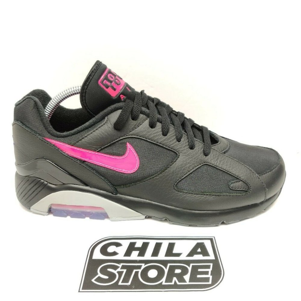 Nike Air Max 180 Black/Pink Blast/Wolf Grey AQ9974